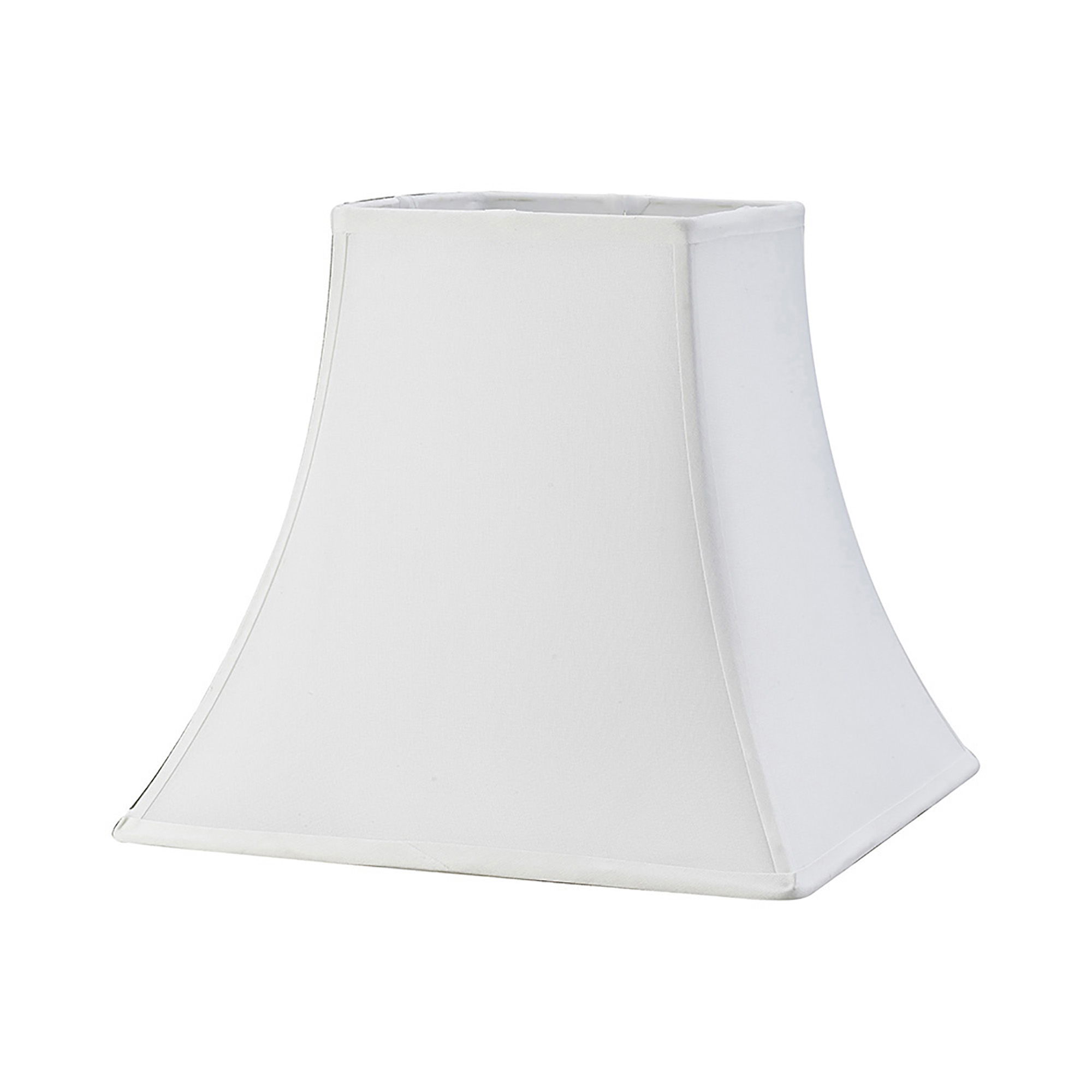 ILS20254  Contessa 35.5cm Square Fabric Shade White
